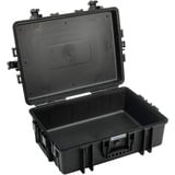 B&W outdoor.case Typ 6500, Koffer schwarz, herausnehmbarer, gepolsterter Koffereinsatz aus Gewebematerial