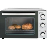 Bestron AOV31 Grill-Backofen, Mini-Backofen schwarz/silber, Mit Drehspieß und Umluft-Funktion