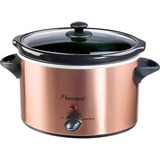 Bestron Slow Cooker ASC450, Multikocher kupfer/schwarz