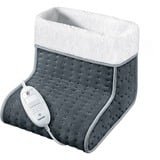 Beurer FW 20 Cosy, Fußwärmer grau/weiß