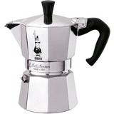 Bialetti Moka Express, Espressomaschine silber, 2 Tassen