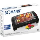 Bomann Barbeque-Tischgrill BQ 1240 CB, Elektrogrill schwarz, 2.000 Watt