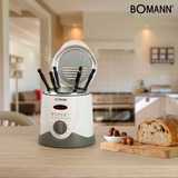Bomann Fondue-Fritteuse FFR 1290 CB  weiß/hellgrau