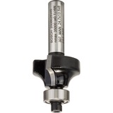 Bosch Abrundfräser Standard for Wood, Radius 6mm Schaft Ø 8mm, zweischneidig, Anlaufkugellager
