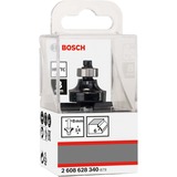 Bosch Abrundfräser Standard for Wood, Radius 6mm Schaft Ø 8mm, zweischneidig, Anlaufkugellager