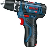 Bosch Akku-Bohrschrauber GSR 12V-15 Professional blau/schwarz, 2x Li-Ionen Akku 2,0Ah