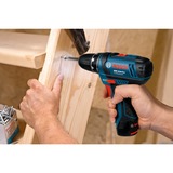 Bosch Akku-Bohrschrauber GSR 12V-15 Professional blau/schwarz, 2x Li-Ionen Akku 2,0Ah