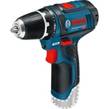 Bosch Akku-Bohrschrauber GSR 12V-15 Professional solo, 12Volt blau/schwarz, ohne Akku und Ladegerät