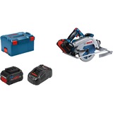 Bosch Akku-Handkreissäge BITURBO GKS 18V-68 GC Professional blau, 2x Akku ProCORE18V 5,5Ah, L-BOXX