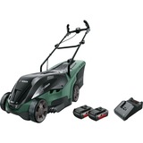 Bosch Akku-Rasenmäher UniversalRotak 36-560, 36Volt grün/schwarz, 2x Li-Ionen Akku 2,0Ah