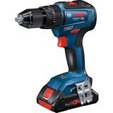 Bosch Akku-Schlagbohrschrauber GSB 18V-55 Professional, 18Volt, Schlagbohrmaschine blau/schwarz, 2x Li-Ion Akku ProCORE18V 4,0Ah, L-BOXX