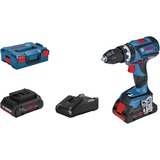Bosch Akku-Schlagbohrschrauber GSB 18V-60 C Professional, 18Volt blau/schwarz, L-BOXX, 2x Akku ProCORE18V 4,0Ah