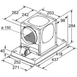Bosch CleanAir Umluftmodul DIZ0JC5D0, Umrüst-Set edelstahl
