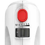 Bosch CleverMixx MFQ 2600W, Handmixer weiß/rot