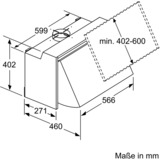 Bosch DEM63AC00 Serie | 2, Dunstabzugshaube silber