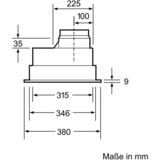 Bosch DHL555BL Serie | 4, Dunstabzugshaube grau