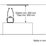 Bosch DHL555BL Serie | 4, Dunstabzugshaube grau