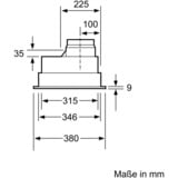 Bosch DHL755BL Serie | 4, Dunstabzugshaube grau