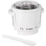 Bosch Eisbereiter-Aufsatz MUZ4EB1, Eismaschine weiß, für Küchenmaschine MUM4