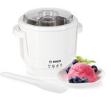 Bosch Eisbereiter-Aufsatz MUZ5EB2, Eismaschine weiß, für Küchenmaschine MUM5