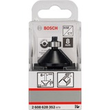 Bosch Fasenfräser Standard for Wood, Ø 35mm, 45° Schaft Ø 8mm, zweischneidig, Anlaufkugellager