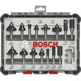 Bosch Fräser-Set, 15-teilig 8mm-Schaft
