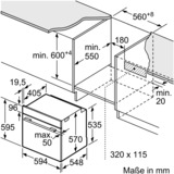 Bosch HBA533BS1 Serie | 4, Backofen edelstahl