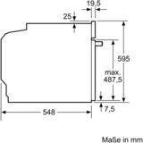 Bosch HBA533BW1 Serie | 4, Backofen weiß