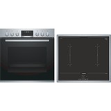 Bosch HND617LS60, Herdset edelstahl/schwarz
