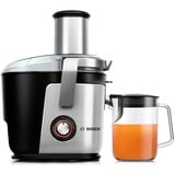 Bosch Home Entsafter VitaJuice 4 silber/schwarz, 1.200 Watt, Saftbehälter 1,5 Liter