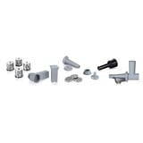Bosch Home Fleischwolf ProPower MFW68660 silber/schwarz, 800 Watt, Fruchtpressen-, Schnitzler-, Wurstfüller- und Kebbe-Aufsatz