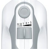 Bosch Home Handmixer ErgoMixx standn'bowl MFQ36460 weiß/grau, 450 Watt, mit Schüssel und Geräteständer