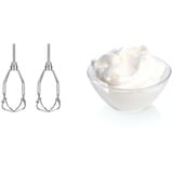 Bosch Home Handmixer Styline MFQ4030 weiß/silber, 500 Watt