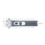 Bosch Home Handmixer Styline MFQ4835DE weiß/silber, 575 Watt, 2 Paare Rührbesen "FineCreamer"