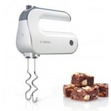 Bosch Home Handmixer Styline MFQ4835DE weiß/silber, 575 Watt, 2 Paare Rührbesen "FineCreamer"