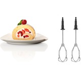 Bosch Home Handmixer Styline MFQ4835DE weiß/silber, 575 Watt, 2 Paare Rührbesen "FineCreamer"