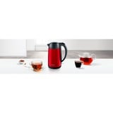 Bosch Home Wasserkocher DesignLine TWK3P424 rot/grau, 1,7 Liter
