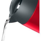 Bosch Home Wasserkocher DesignLine TWK3P424 rot/grau, 1,7 Liter