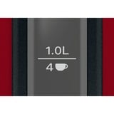 Bosch Home Wasserkocher DesignLine TWK3P424 rot/grau, 1,7 Liter