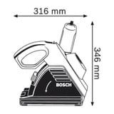 Bosch Mauer-Nutfräse GNF 35 CA blau, 1.400 Watt, Koffer