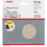 Bosch Netzschleifblatt M480 Best for Wood and Paint, 150mm G120, 5 Stück