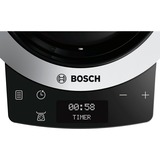 Bosch OptiMUM MUM9AX5S00, Küchenmaschine silber, mit Profi-Patisserie-Set