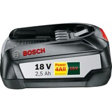 Bosch PBA 18 V 2,5 Ah, Akku schwarz, POWER FOR ALL ALLIANCE