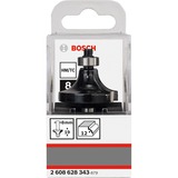Bosch PRO Wood Abrundfräser, Radius 12mm Schaft Ø 8mm, zweischneidig, Anlaufkugellager