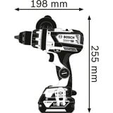 Bosch Professional Akku-Bohrschrauber GSR 18V-110 C Professional solo, 18Volt blau/schwarz, ohne Akku und Ladegerät