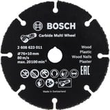 Bosch Professional Akku-Winkelschleifer GWS 12V-76 Professional, 12Volt blau/schwarz, 2x Li-Ionen Akku 3,0Ah, in L-BOXX