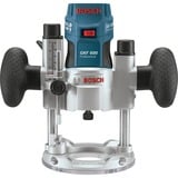 Bosch Professional Kantenfräse GKF 600 Professional, Oberfräse blau, 600 Watt, Koffer
