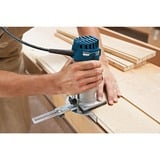 Bosch Professional Kantenfräse GKF 600 Professional, Oberfräse blau, 600 Watt, Koffer