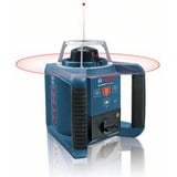 Bosch Professional Rotationslaser GRL 300 HV Professional blau, rote Laserlinie und Lotpunkt, mit Halterung, Baustativ, Laser-Empfänger, im Koffer