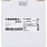 Bosch Professional X-LOCK Fiberschleifscheibe R444 Expert for Metal, Ø 125mm, K100 Bohrung 22,23mm